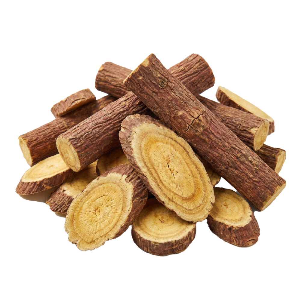 위 건강과 해독에 좋은 천연 약재 감초의 모습